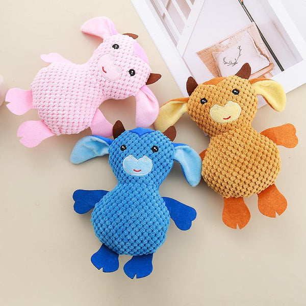 Juguete de peluche para perros que chirría