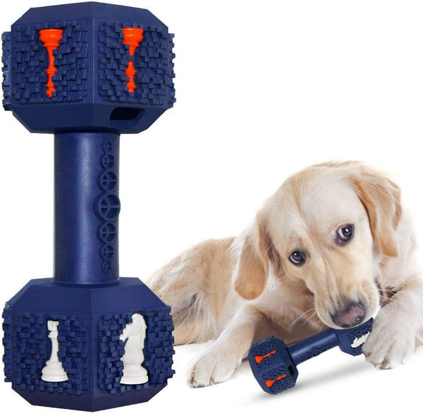 Jouets à mâcher pour chiens agressifs, jouets dentaires non toxiques de qualité alimentaire, jouets pour chiens indestructibles et durables pour chiens de taille moyenne et grande