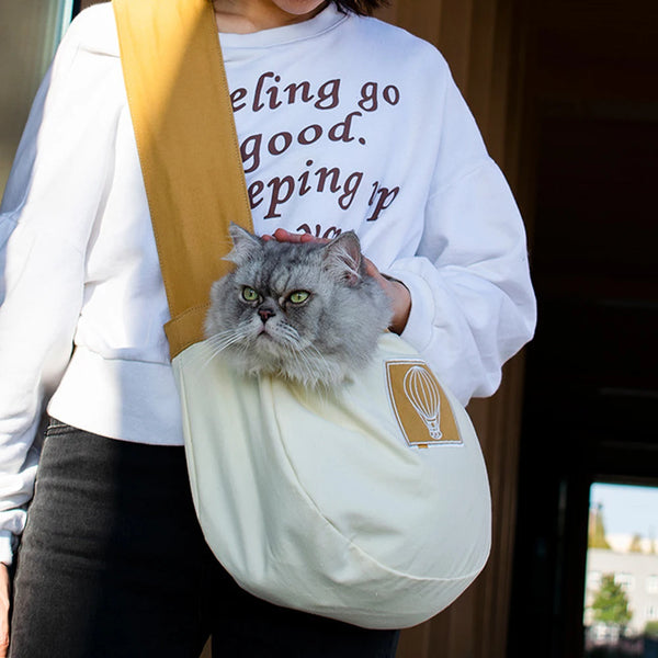 Bolsa de lona para transportar gatos y perros pequeños