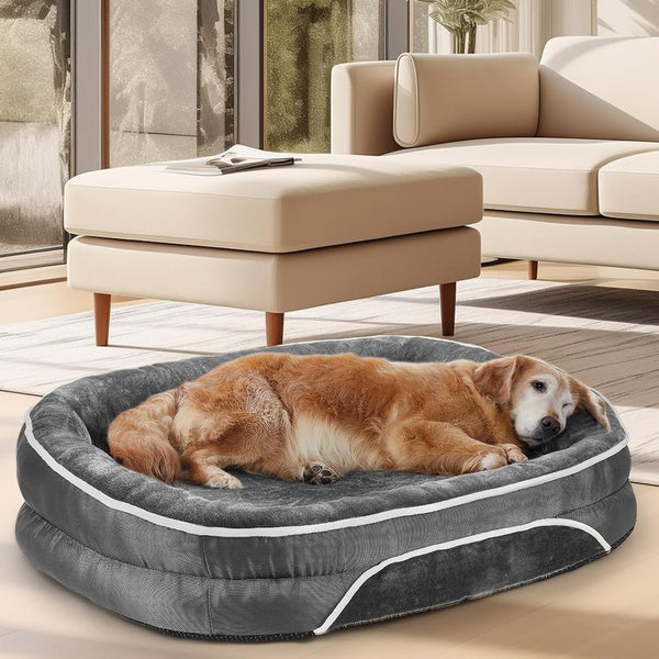 Large Dog Orthopedic Dog Bed Foam Support With Egg Removable And Washable