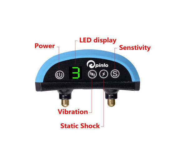 Smart induction vibration rechargeable collar