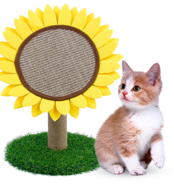 Sisal sunflower scratcher