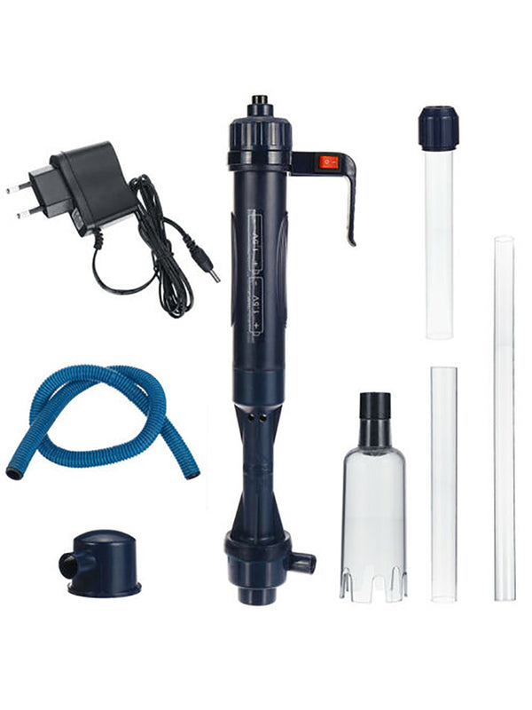 Siphon de nettoyage électrique pour aquarium, pompe d'aspiration, nettoyage des conduites d'eau