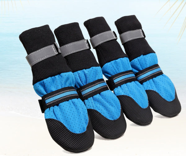 Chaussures pour chien de compagnie Bottes de neige antidérapantes pour animaux de compagnie