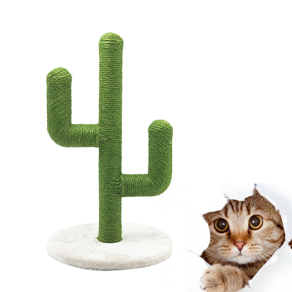 Sisal Cactus Cat Climbing Frame Vertical Scratching Post Board