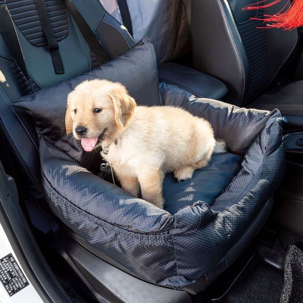 Asiento para mascotas para el coche, caseta para perros y gatos