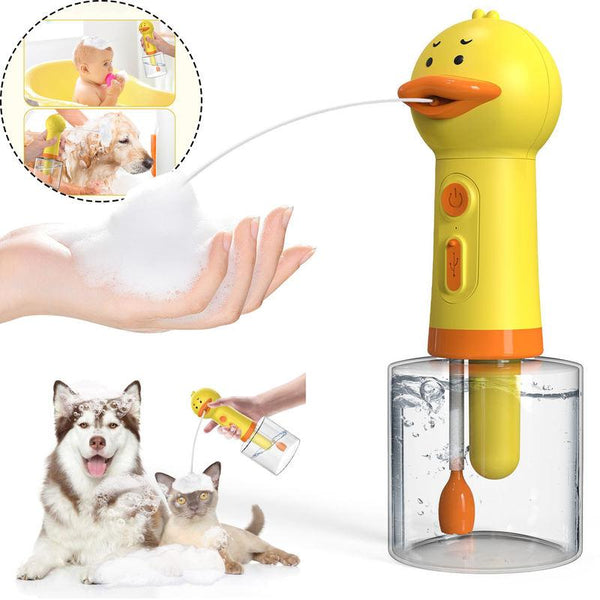 Distributeur automatique de mousse pour animaux de compagnie Yellow Duck