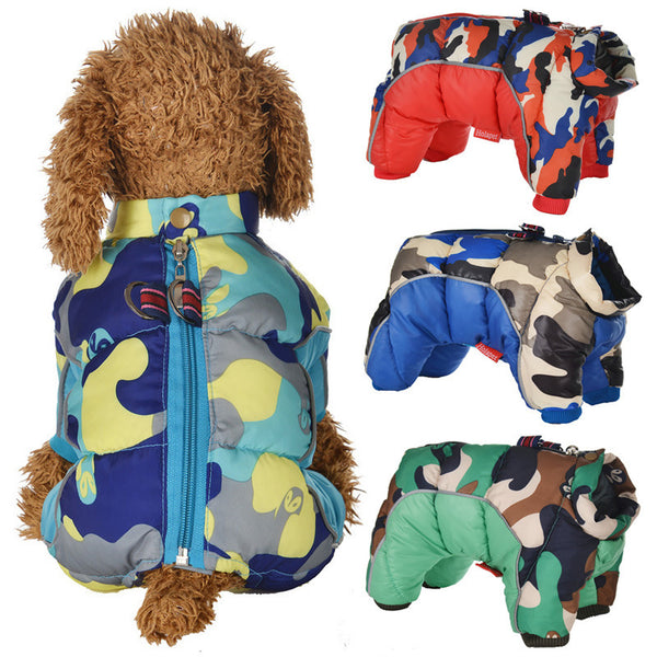 Vêtements d'hiver pour chiens de compagnie, veste super chaude, manteau en coton plus épais, imperméable, vêtements pour petits chiens, pour chiots