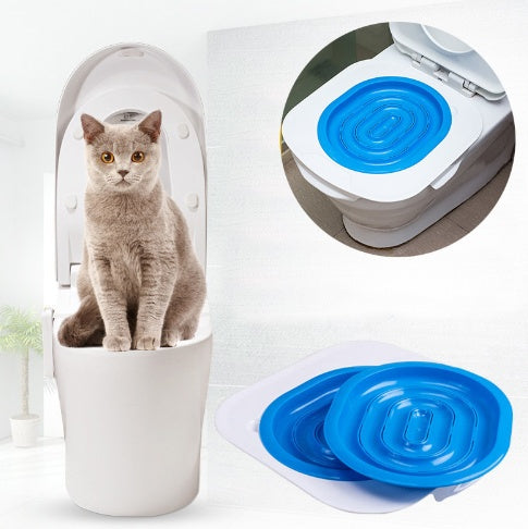 Entrenador de inodoro para mascotas GatosLimpiezaEntrenamientoArtículos para el baño con iluminación en el asiento del inodoro