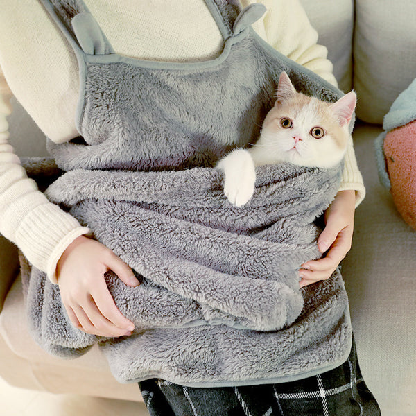 Sac à dos en peluche pour animaux de compagnie