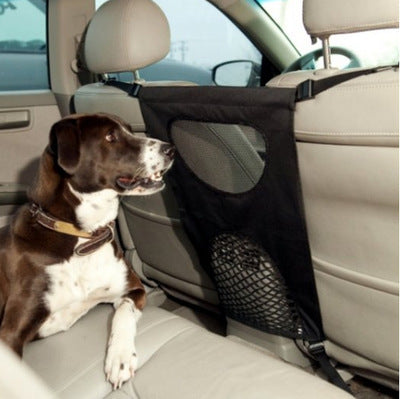 Fournitures pour animaux de compagnie pour voiture Garde-corps pour animaux de compagnie pour siège arrière de voiture Protection d'isolement pour animaux de compagnie pour voiture Bloc de voiture pour chien