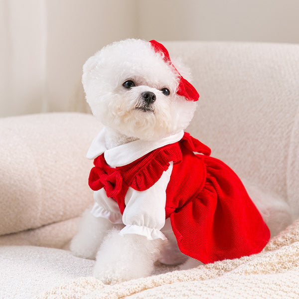 Puppy New Year Pet New Year Clothing