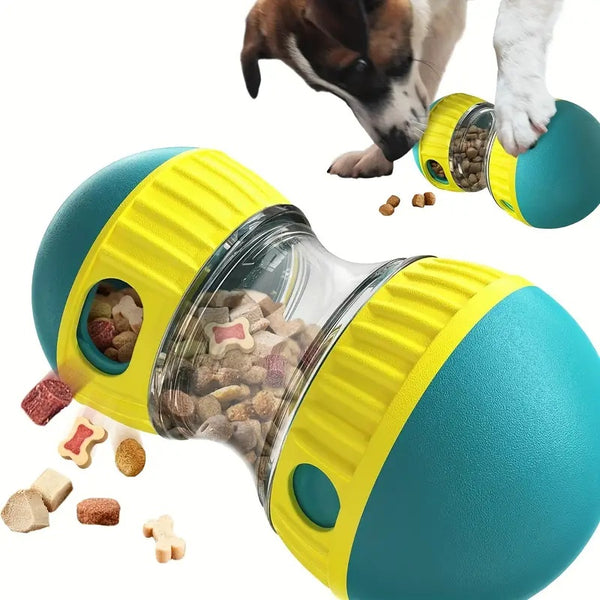 Distributeur de friandises réglable pour chiens - Stimulateur de QI interactif Mangeoire lente pour un plaisir sans ennui Jouet pour chiot Distributeur de friandises réglable pour chiens Puzzles Mangeoire