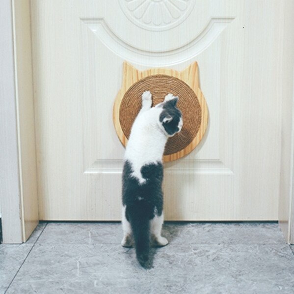 Juguete para el cuidado de las garras de gato, almohadilla para rascar para entrenamiento de mascotas