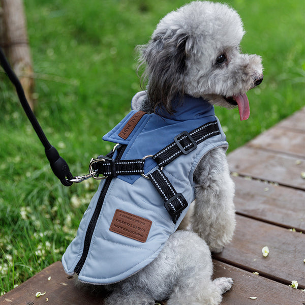 Pet Autumn And Winter Outdoor Thickened Warm Vest