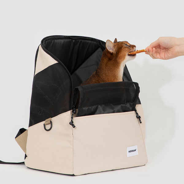 Sac à dos léger en toile respirante pour chat pour les voyages en plein air