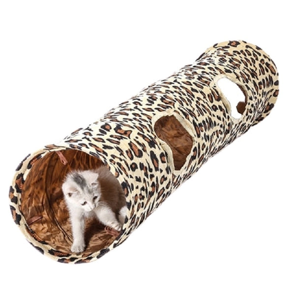 Jouet auto-hé pour chat Tunnel pour chat super long