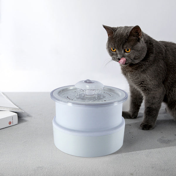 Foldable Pet Drinking Fountain Luminous Automatic Drinking Fountain