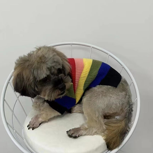 Cardigan Sweater Dog Cat Color Clothes