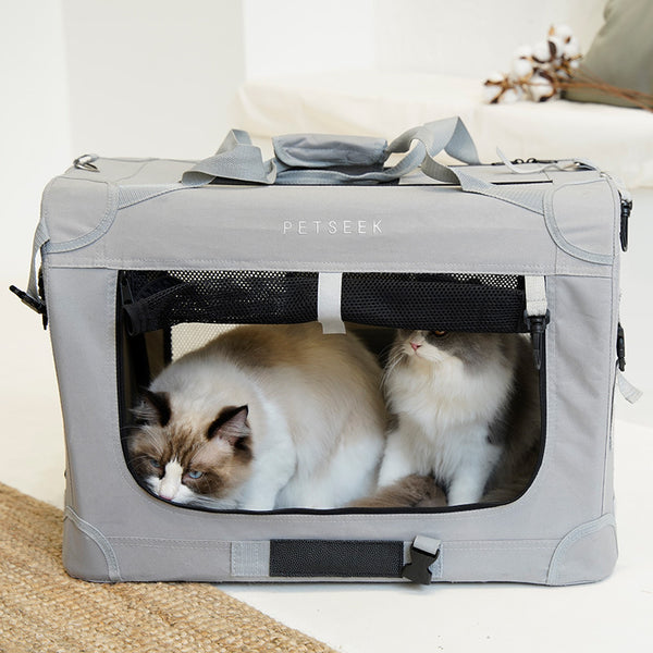 Sac de transport pour chat surdimensionné pour voiture, sac pliable pour animaux de compagnie