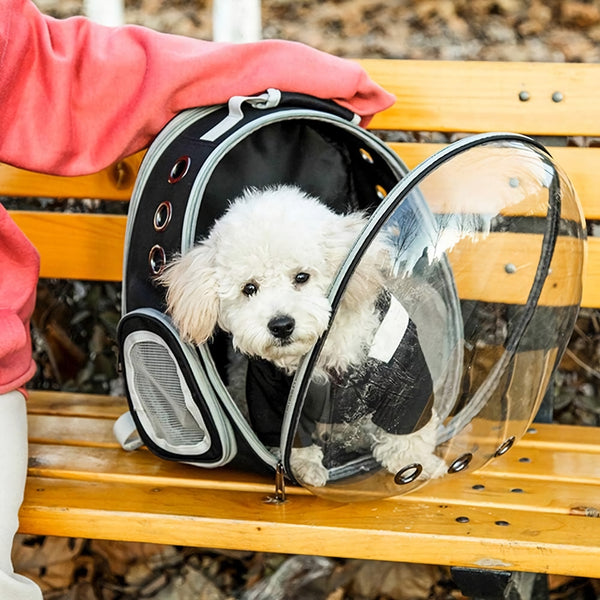 Sac à dos de transport pour animaux de compagnie extensible Space Capsule