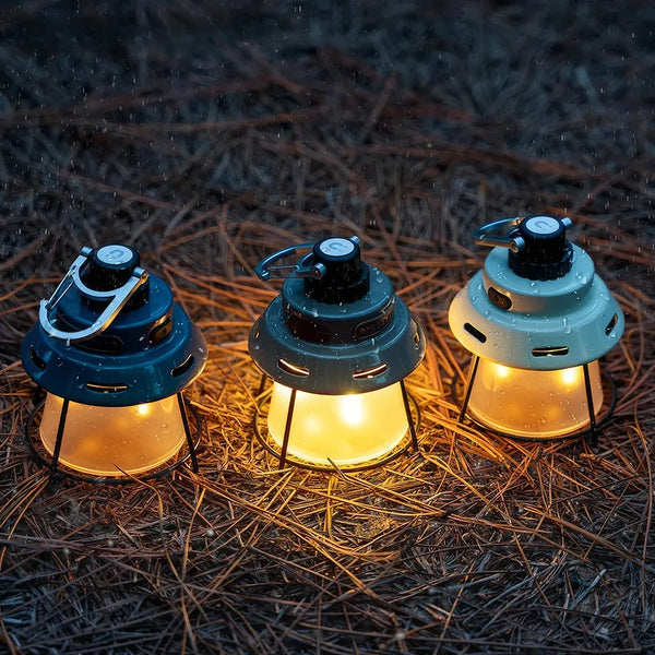 Luz de camping portátil recargable