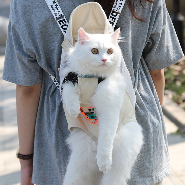 Mochila portátil para gatos para llevar al hombro a tu mascota