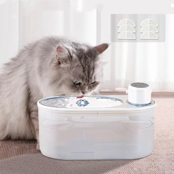 Dispensador de agua para perros y gatos desenchufado con circulación automática