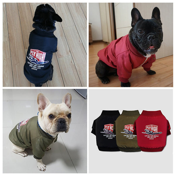 Jacket Cotton Plus Fleece Pet Sweater