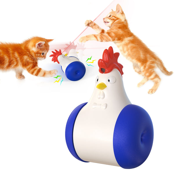 Fournitures pour animaux de compagnie Nouveau jouet électrique pour chat à gobelet laser émettant du son