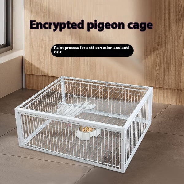 Cage de retour cryptée avec porte réseau active Pigeon