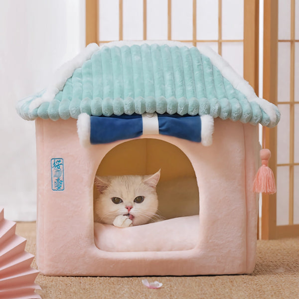 Cozy Winter Pet House