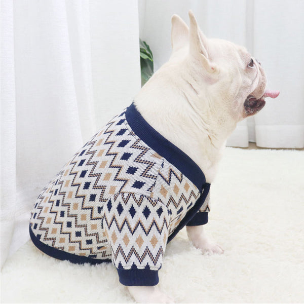 Fashion Pet Dog Short Knitted Cardigan