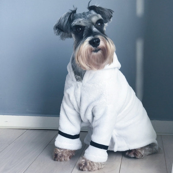 Vêtements pour animaux de compagnie, peignoir, peignoir, pyjama