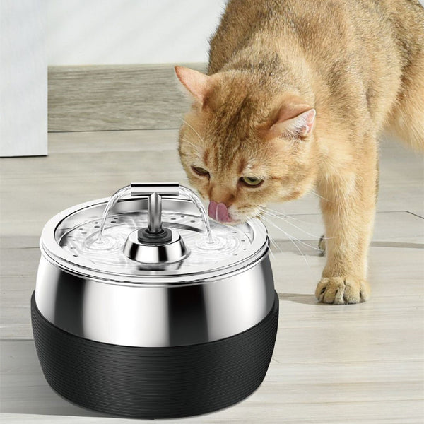 Nouveau distributeur d'eau pour chat verrouillable et chargeant le distributeur d'eau par pulvérisation Produits pour animaux de compagnie