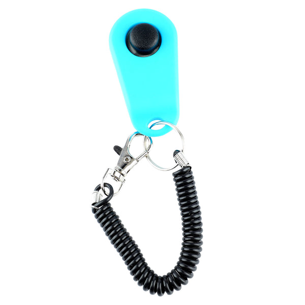 Clicker ajustable para entrenamiento de perros con correa para la muñeca