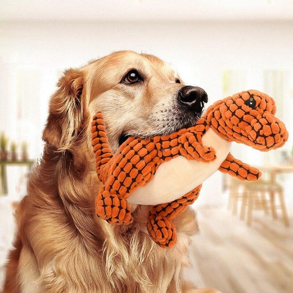 Jouets en peluche dinosaures pour animaux de compagnie – Jouets à mâcher interactifs pour chats et chiens