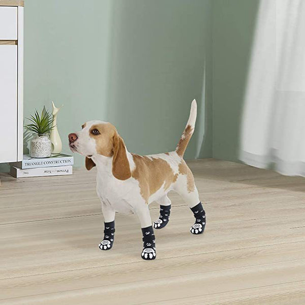 Calcetines para perros, botines antideslizantes y anticaídas, silenciosos, para perros medianos y grandes, golden retriever