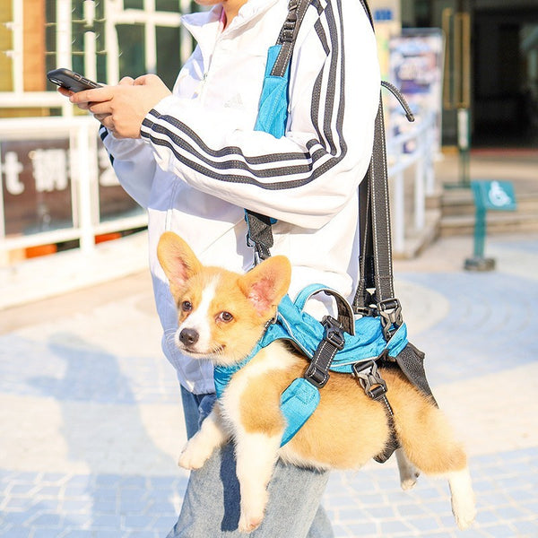 Mochila multifuncional para mascotas en el pecho y la espalda