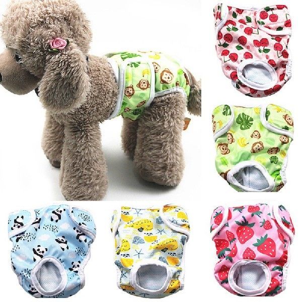 Dog Diaper Pants Sanitary Physiological Pant Washable