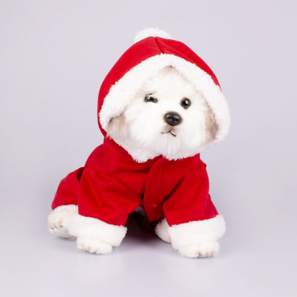 Ropa para perros Mono de cuatro patas para mascotas de Papá Noel