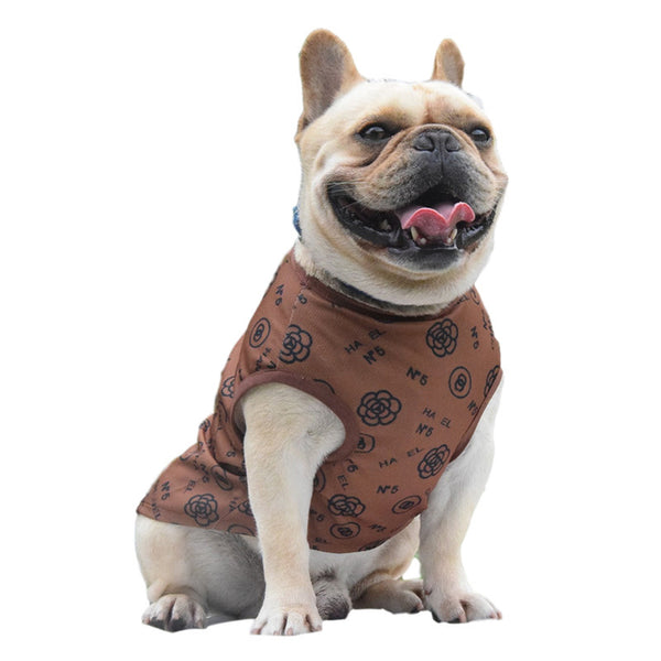 Printed Pet Vest Letters Printed Dog Clothes