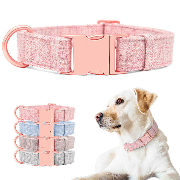 Suministros de cuerda de tracción antipérdida con grabado de collar para perros