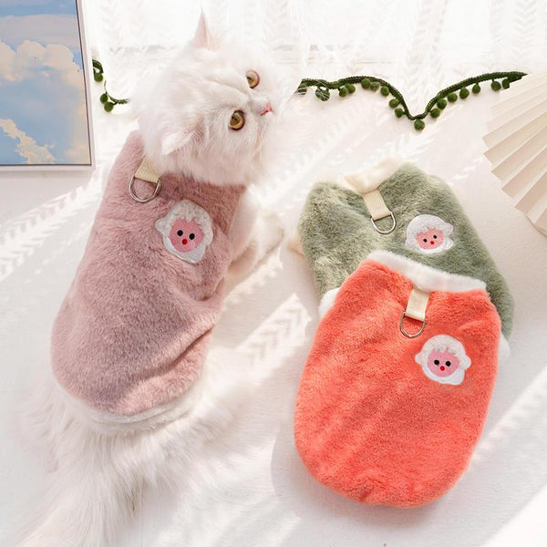 Gilet polaire mignon pour petits chiens et chats