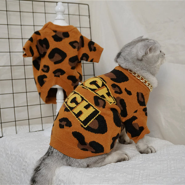 Autumn And Winter Knitted Wool Clothes For Cats And Dogs