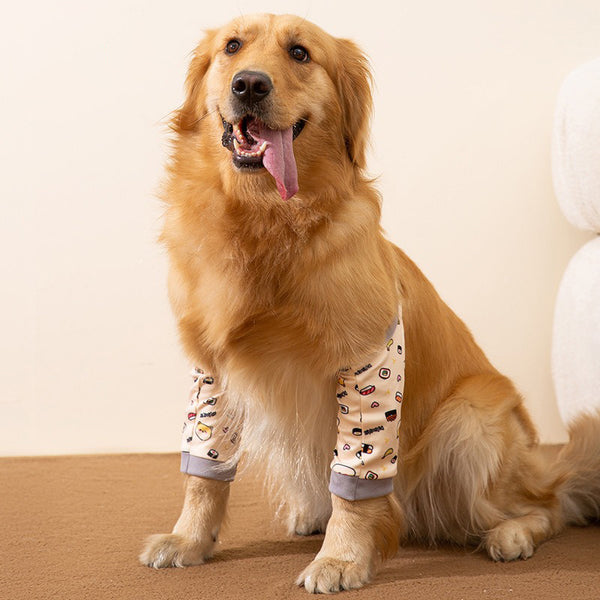 Genouillère de protection pour chiens contre les callosités, genouillère pour chien, bandage de soutien du coude avant, manchons pour chiens pour blessures Traitement des callosités du coude du chien pour chiens de taille moyenne avec écharpe