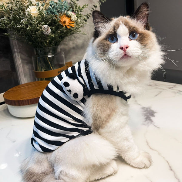 Striped Clothes Small Dog Pet Clothes Vest Type