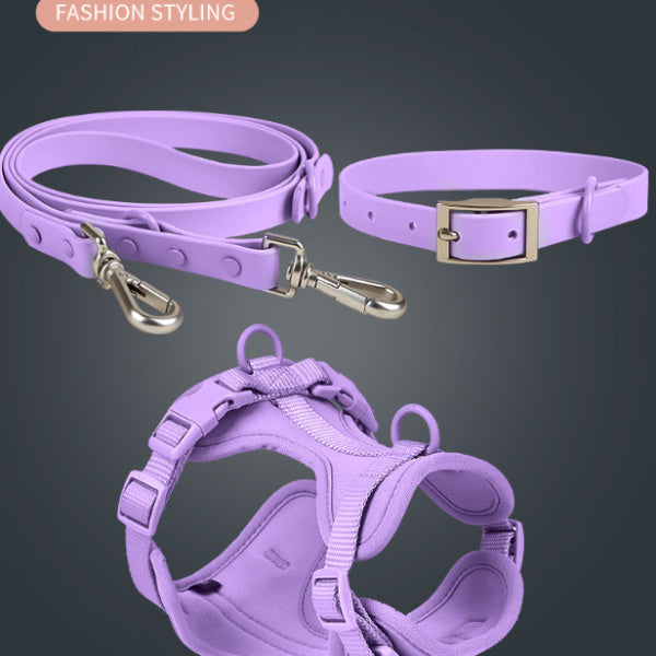 Collar táctico impermeable antimordeduras para el pecho y la espalda para perros