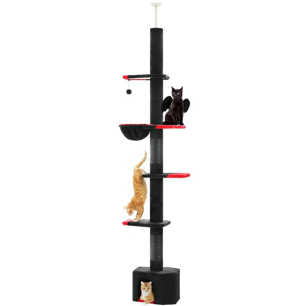 Torre de árbol para gatos ajustable de estilo gótico