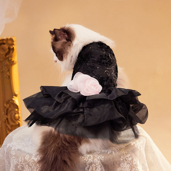 Vêtements pour chien Robe de mariée pour animaux de compagnie